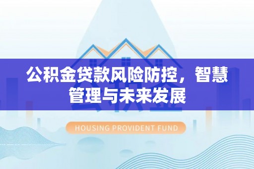 宣化公积金贷款风险防控，智慧管理与未来发展
