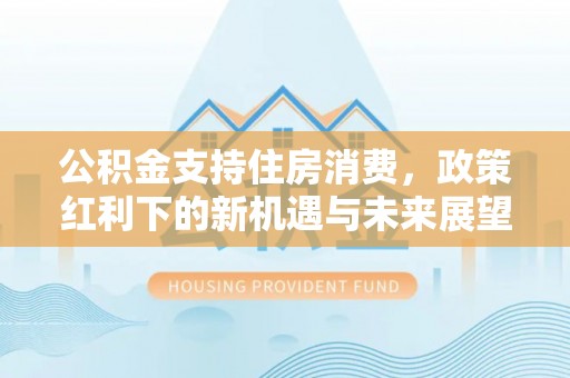 宣化公积金支持住房消费，政策红利下的新机遇与未来展望