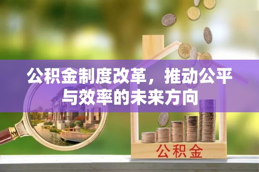 宣化公积金制度改革，推动公平与效率的未来方向