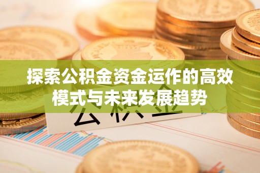 宣化探索公积金资金运作的高效模式与未来发展趋势