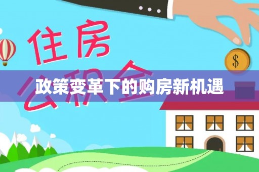宣化政策变革下的购房新机遇
