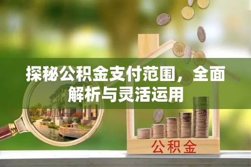 宣化探秘公积金支付范围，全面解析与灵活运用
