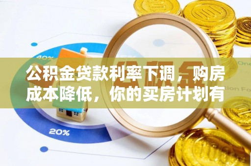 宣化公积金贷款利率下调，购房成本降低，你的买房计划有变吗？