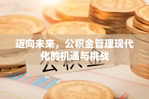 宣化迈向未来，公积金管理现代化的机遇与挑战